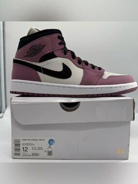 Nike Air Jordan 1 Mid SE Light Mulberry DC7267-500 12W / 10.5M
